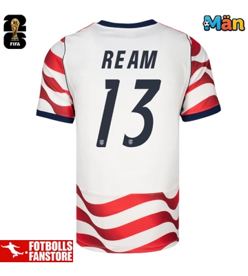 Förenta stater Tim Ream #13 Hemmatröja VM 2026 Kortärmad